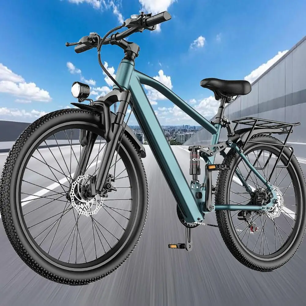 

26" 24" Electric Motorcycles Mountain Bike for Adults 36V 13Ah/10Ah Battery, 500W Motor Ebikes, 30-Mile Range Electric Bicycle