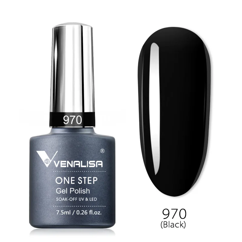 Venalisa 7.5ml One Step Gel Polish 36 Colors Varnish No Need Top Coat Base Coat Fast Dry 3 in 1 Soak Off UV LED Gel Nail Polish