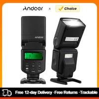 Andoer-Flash Universal Speedlite GN40, luz de relleno LED ajustable para cámara Canon, Nikon, Olympus, Pentax, cámaras DSLR
