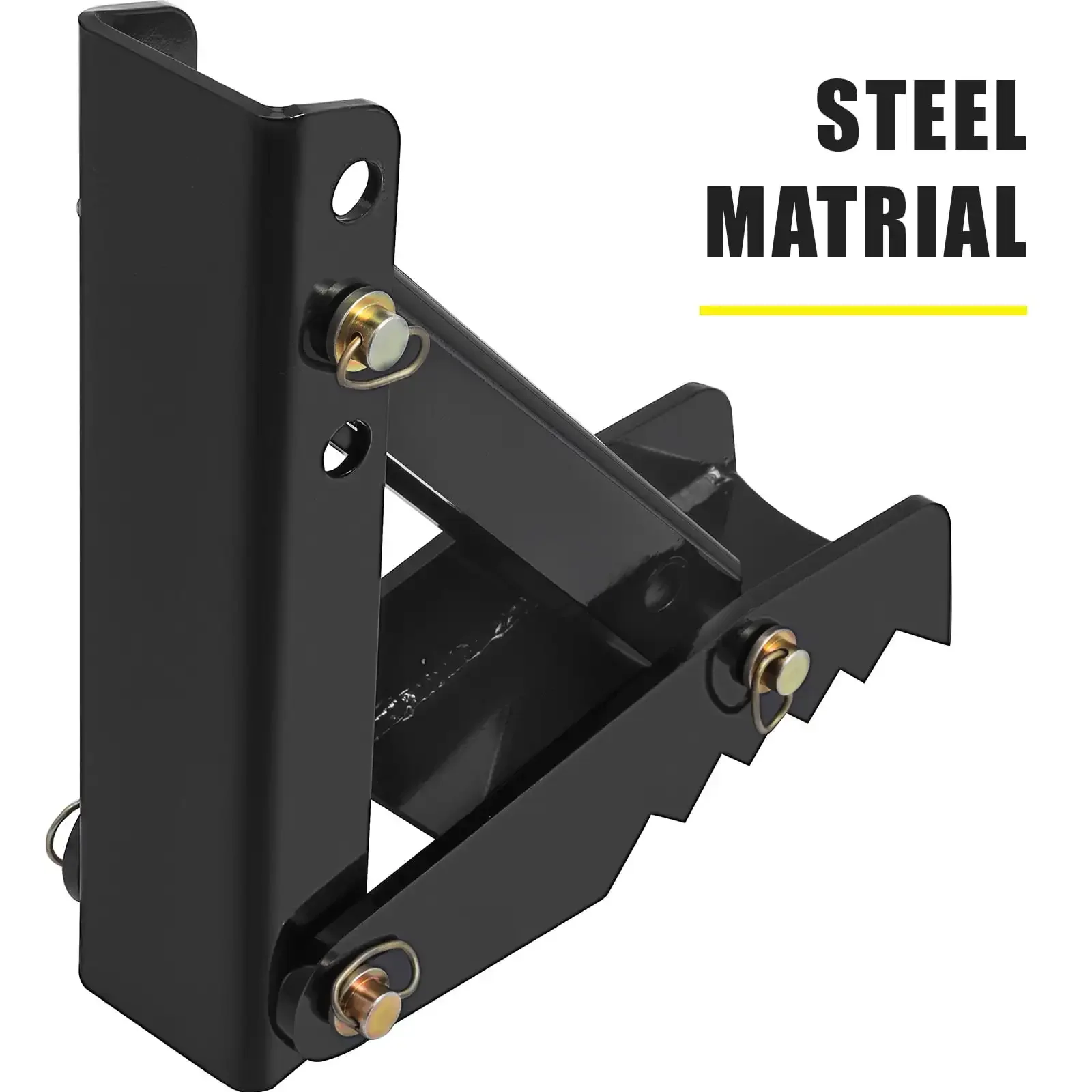 นิ้วหัวแม่มือแบคโฮ 18 ", ความหนาฟัน 1/2" นิ้วหัวแม่มือรถขุดหนัก, เชื่อมเหล็กสีดําบนอุปกรณ์เสริมนิ้วหัวแม่มือ