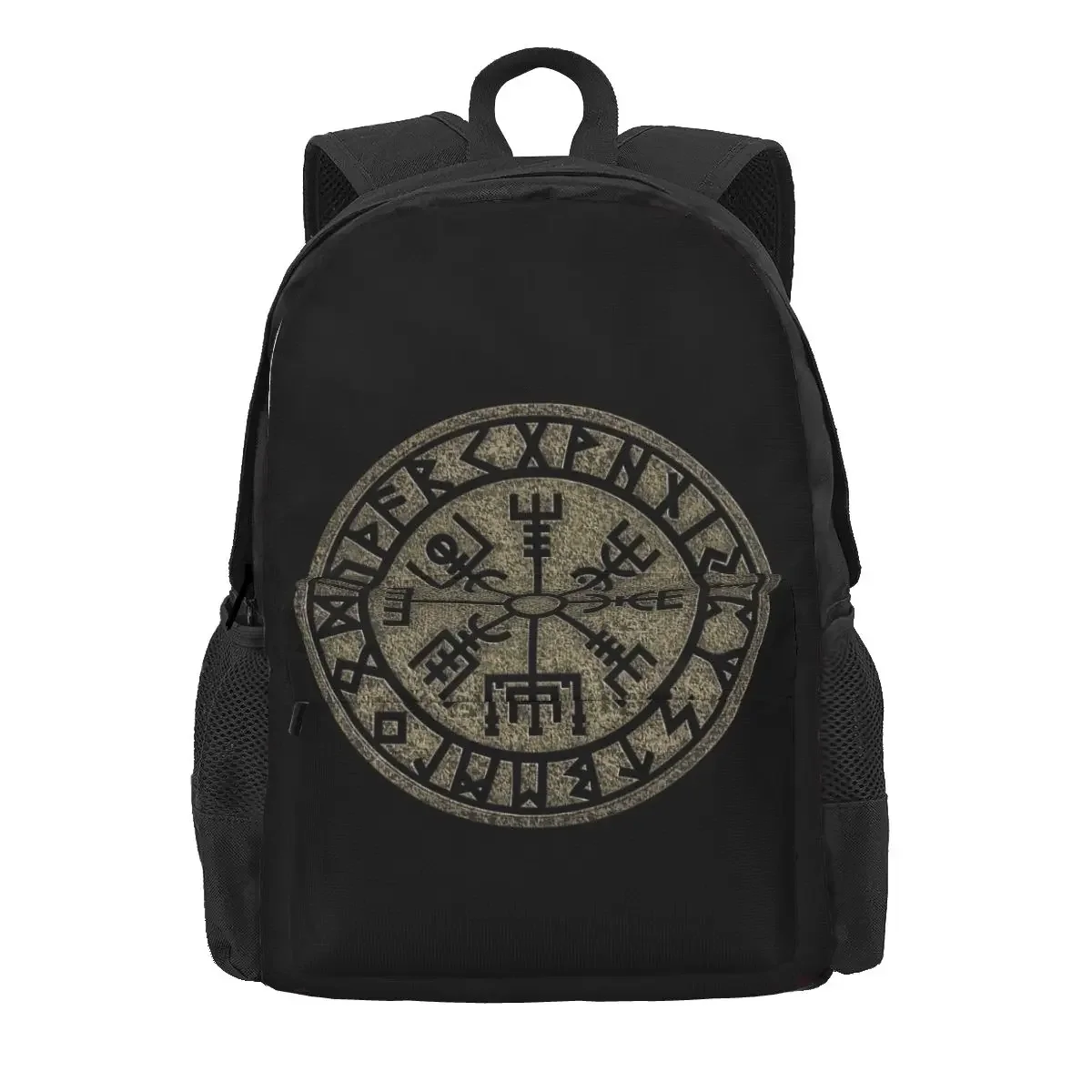 

Vegvisir, Viking Compass, Norse, Symbol, Protection, Nordic, Vikings Backpacks Bookbag Students School Bags Laptop Rucksack