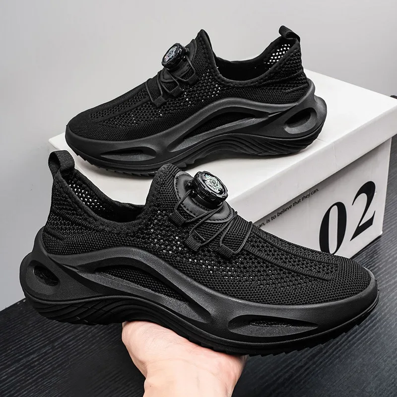 Men's Shoes Summer Breathable Mesh Shoes Fashion Outdoor Casual Shoes Light Comfortable Sport Running Shoe Tennis Training Shoe