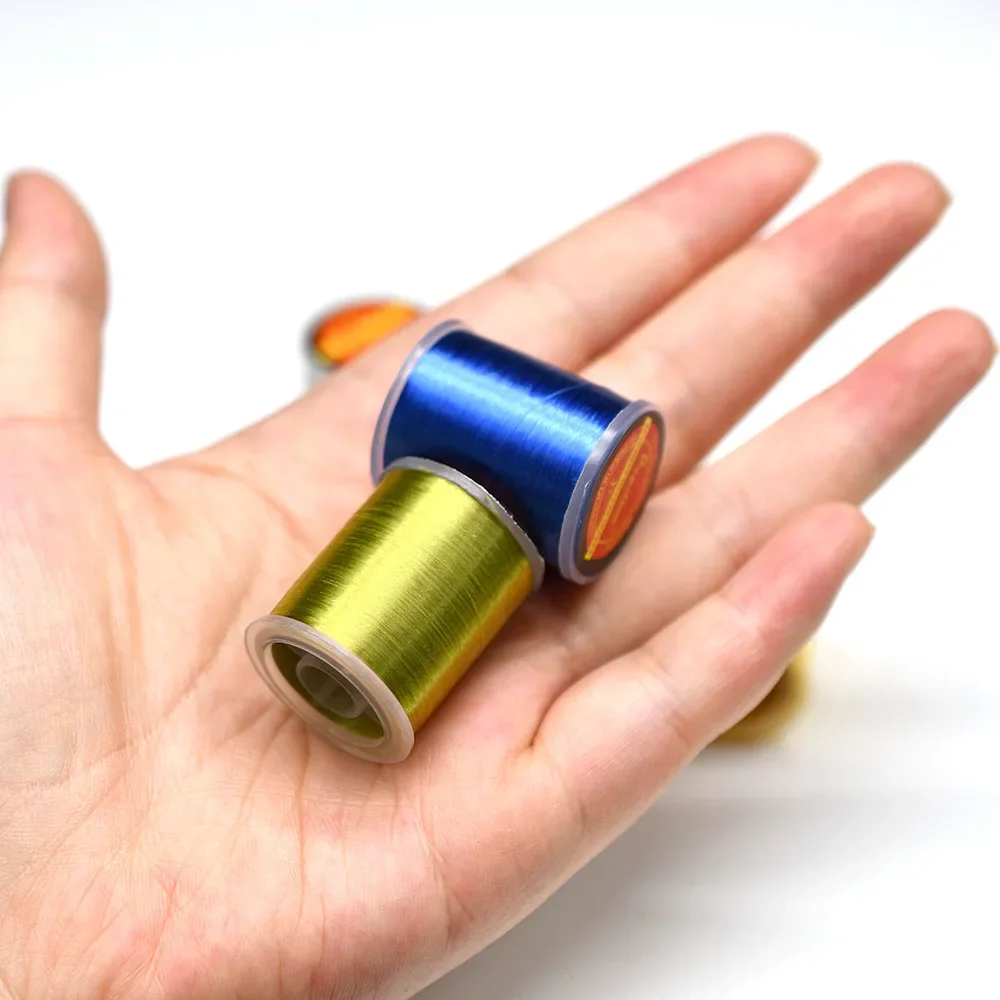 Topranc 1 Stück 75D Fliegenbindegewinde: Standardspule zur Herstellung von Angelfliegen, Bindematerial