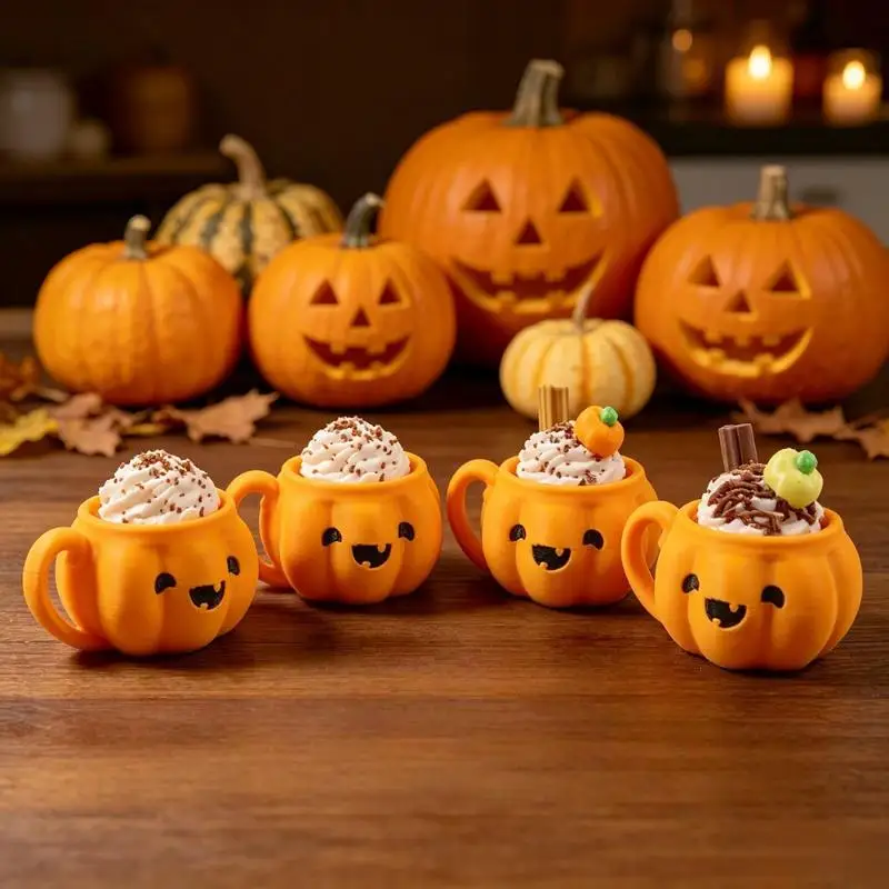 3D-Gedruckter Geister-Eiscreme-Schlüsselanhänger, Klicker-Knopf Stressabbau-Anhänger, Halloween-Dekorativer Tastenkappen-Ornament Geschenk – Detail 10
