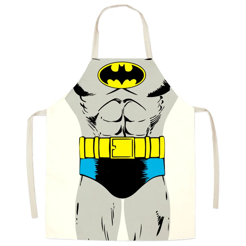 Fun and Funny Creative Sleeveless Halter Neck Household Kitchen Cleaning Dust-proof Apron Cartoon Baking Shop Baking Bib