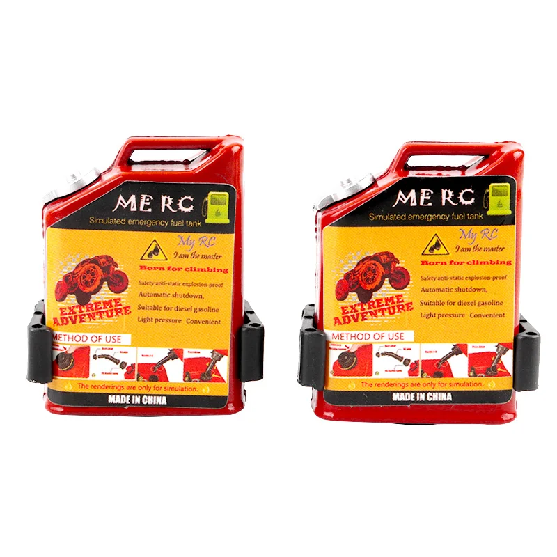 

2 Pcs 1/10 Scale Rc Crawler Accessory Mini Fuel Tank For Tamiya D90 Axial Wraith Scx10