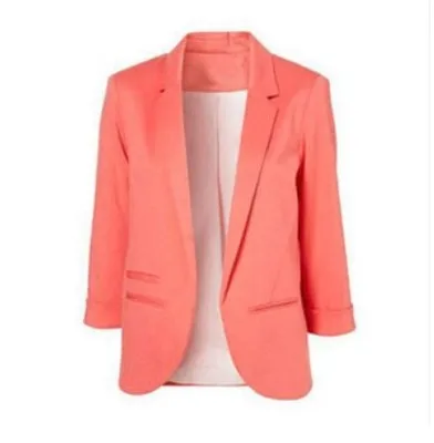 

Spring 207 Women's Candy Color ort Casual Jaet Coat Sweet Pastel Hues Cact Faionable Outerwear