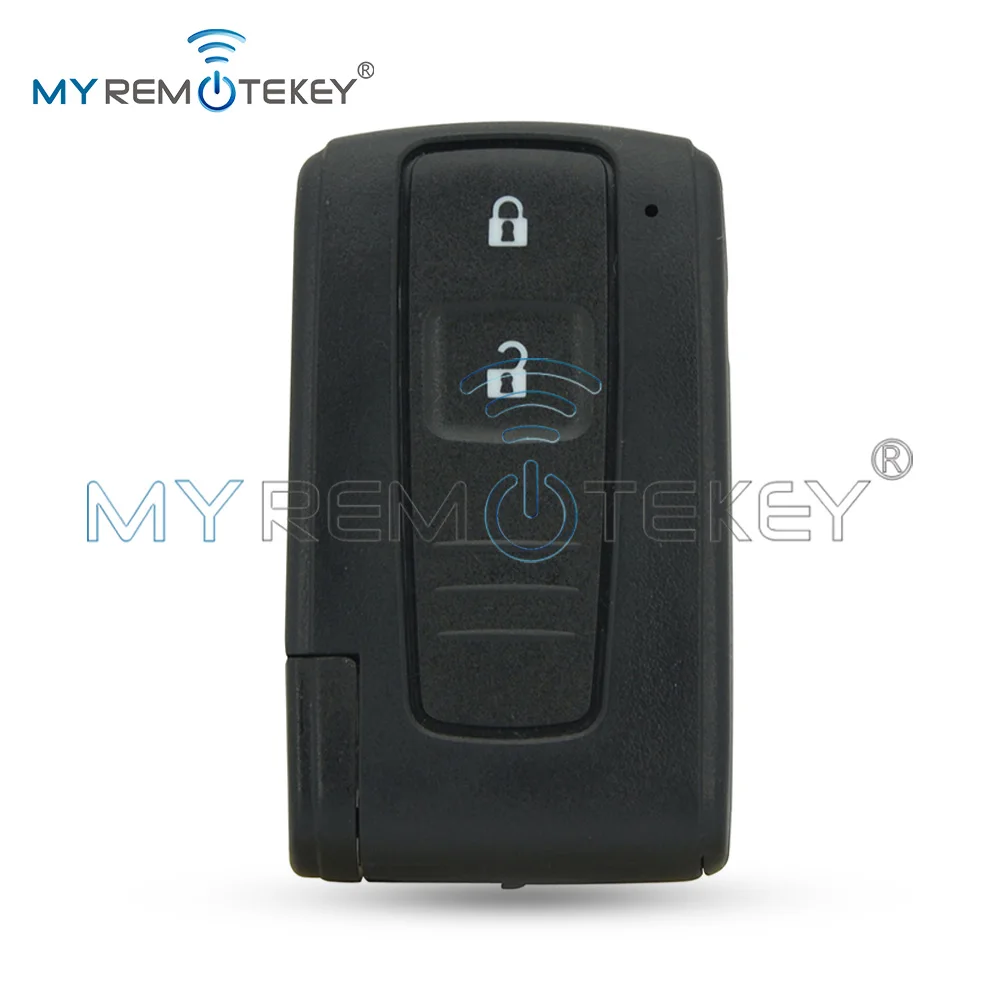 REMTEKEY Smart Key Case 2 Button TOY43 Blade for Toyota Prius Corolla Verso