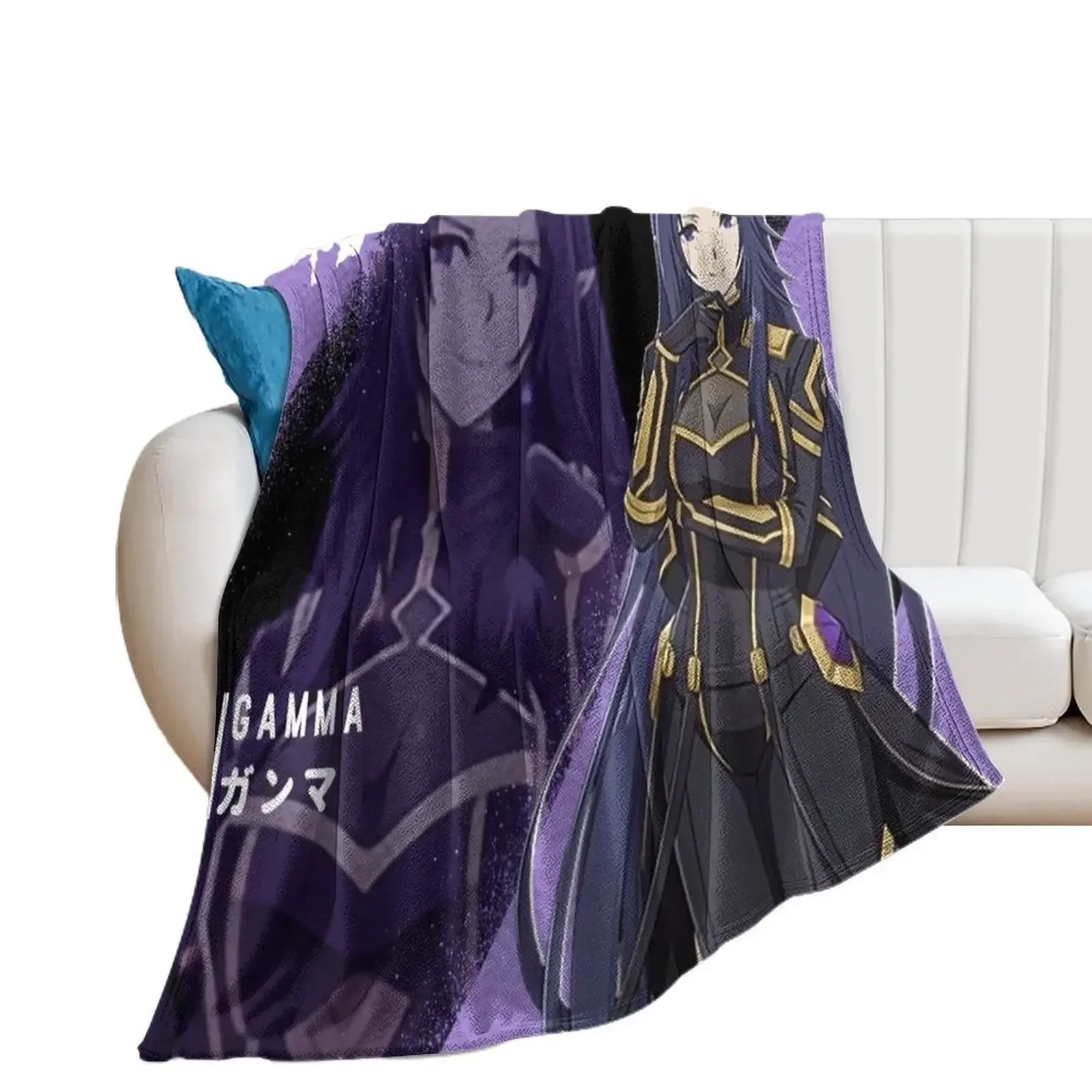 Gamma ガンマ The Eminence in Shadow Throw Blanket christmas gifts blankets and throws Polar Blankets