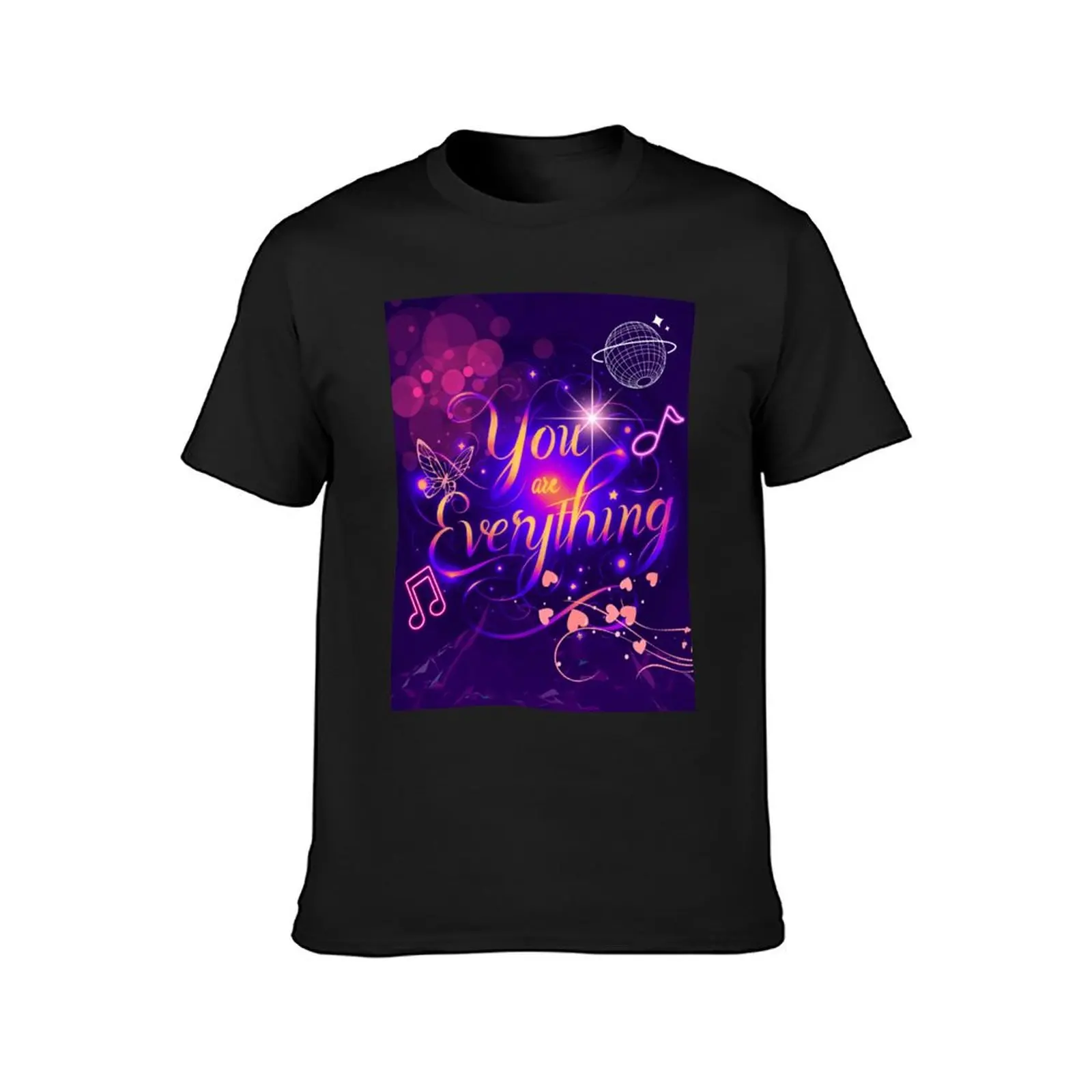 Music Everywhere You Are Everything AI & Original Graphic Artwork T-shirt plus sizes sublime black t shirts for men