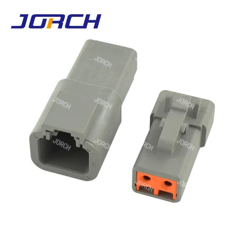 Imagen 2 del producto DEUTSCH 2 pines DTP04-2P DTP06-2S conector automotriz serie DTP receptáculo macho hembra de 2 vías 2P