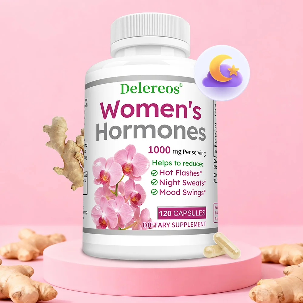 Hormone Harmony Natural Hormonal Support for Women, with Black Cohosh, Relief for Menopause, Hot Flashes