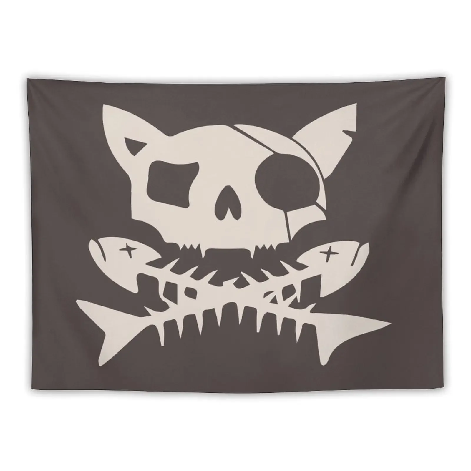 

Cat Pirate Jolly Roger Tapestry Room Decorations Aesthetic Aesthetic Decoration Tapestry