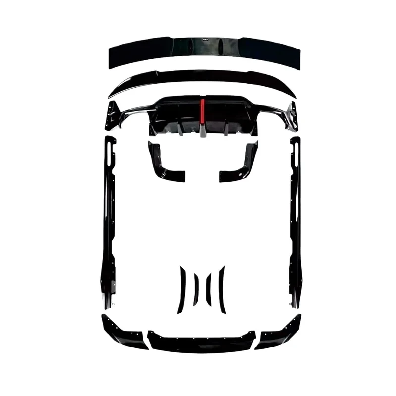 

Suitable 3 Series G20 G28 Modification Upgrade ABS Bright Black Front Shovel Side Skirt Rear Lip Surround Front Lip