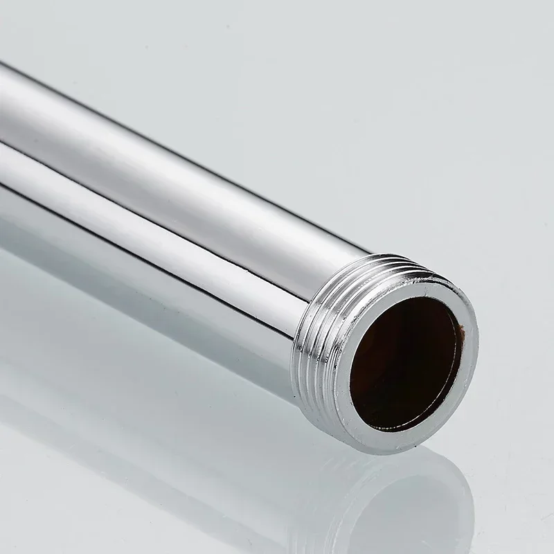 Plumbing Extension Tube Bar Rod 6 points Fixtures Pipe Shower Solid brass 30cm Connection Faucet Head Household