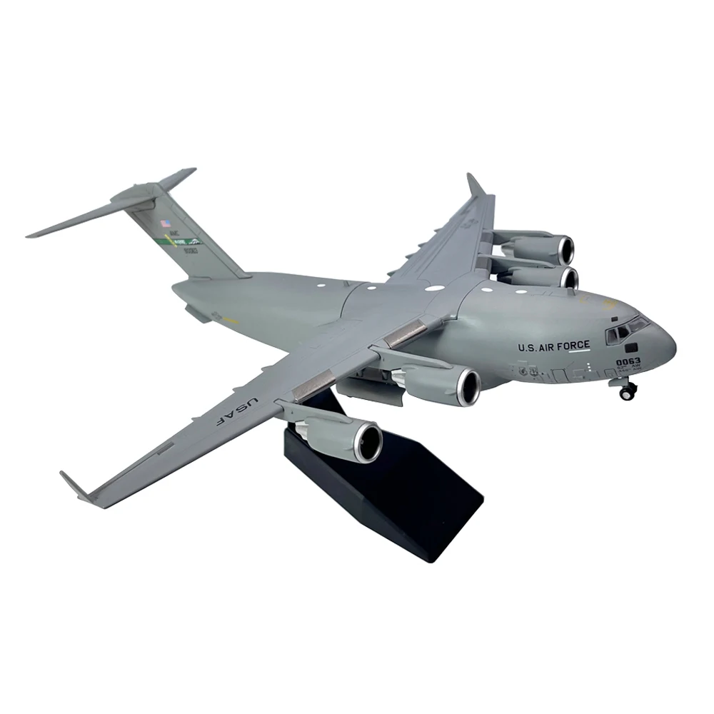 1:200 1/200 Scale US C-17 C17 Globemaster III Strategy Transport Aircraft Diecast Metal Airplane Plane Model Children Toy