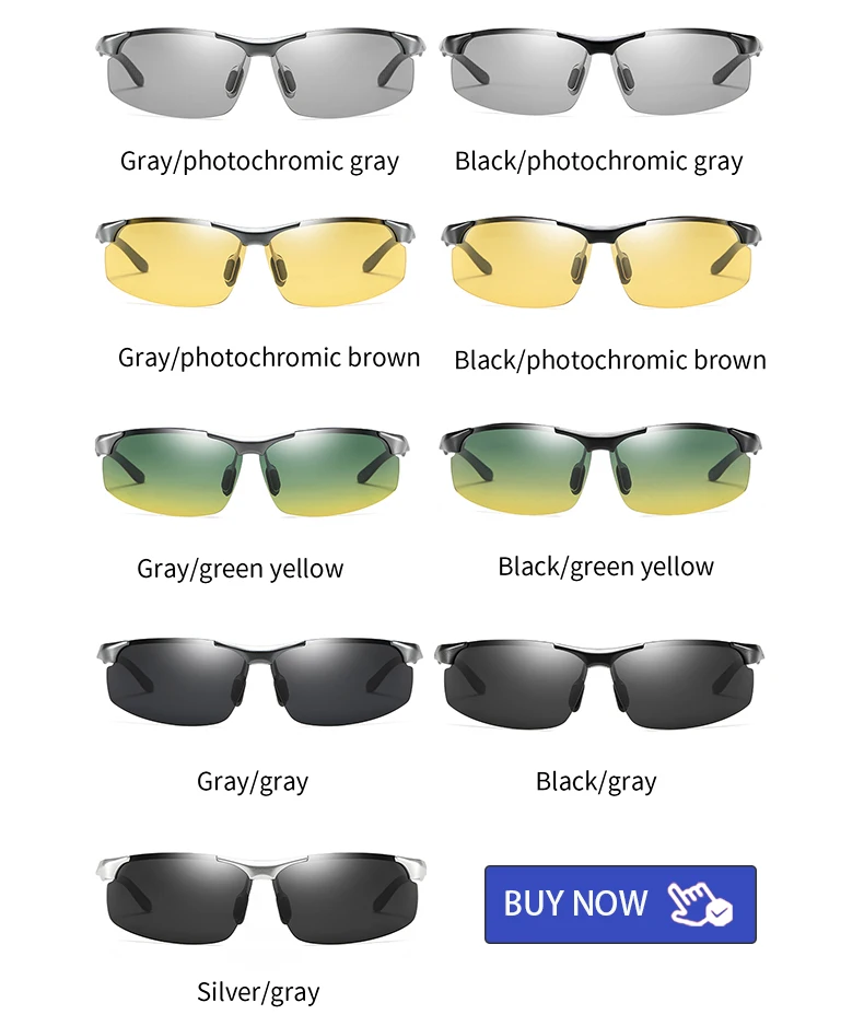 VEITHDIA Herren-Sonnenbrille für den Außenbereich, polarisiert, UV400-Linse, rechteckig, randlos, zum Fahren, Angeln, Sonnenbrille, Sportbrille für Männer, 6535 – Detail 15