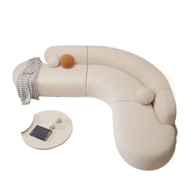 

Cream Wind Designer B & B Rest Simple Sofa Size Apartment Reception Beauty Salon Clothing Store Corner Sofa