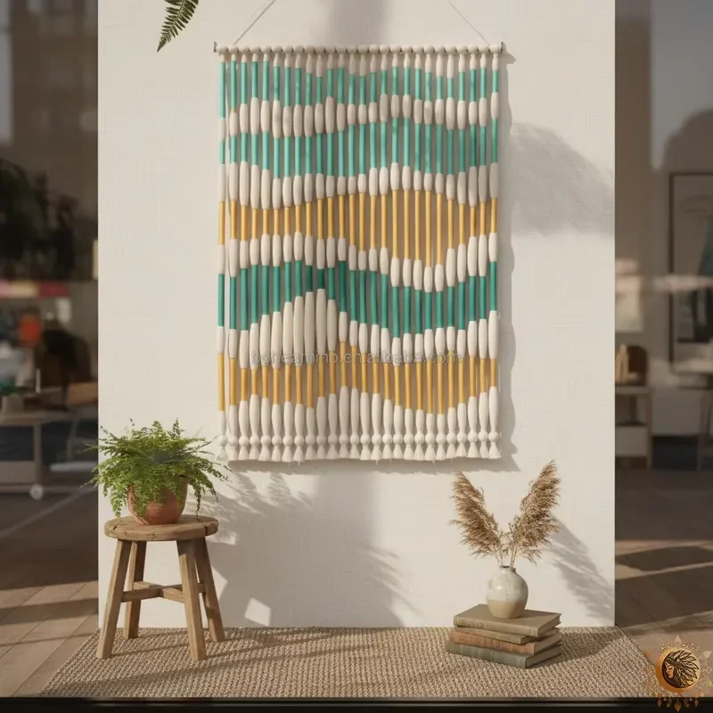 Boho Minimalist Handmade Sphericity Macrame Bubble Wall Hangings Art Designs Home Decoration Wall Decor for Living