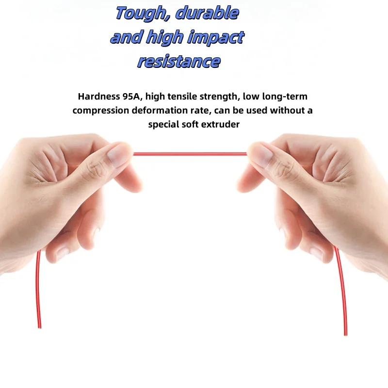 1pc/2pcs/4pcs 3D Printer Filament TPU 1.75mm 1kg TPU plastic Consumables Material for 3D Printer and 3D Pen TPU Filament - Image 4