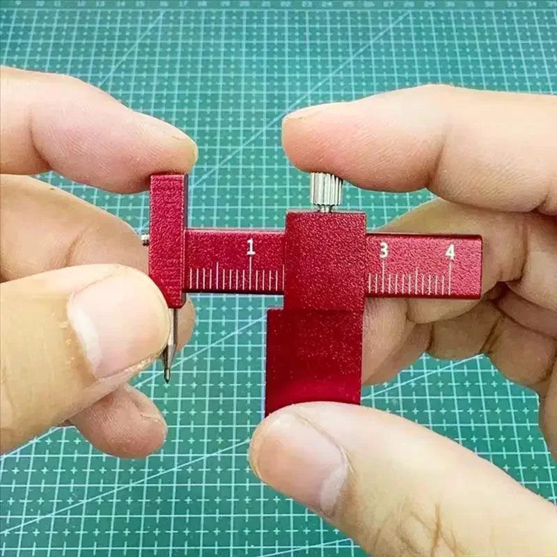 Model Equidistant Scribing Ruler Parallel Scribers Create Contour Positioning Scale Auxiliary Ruler Tools