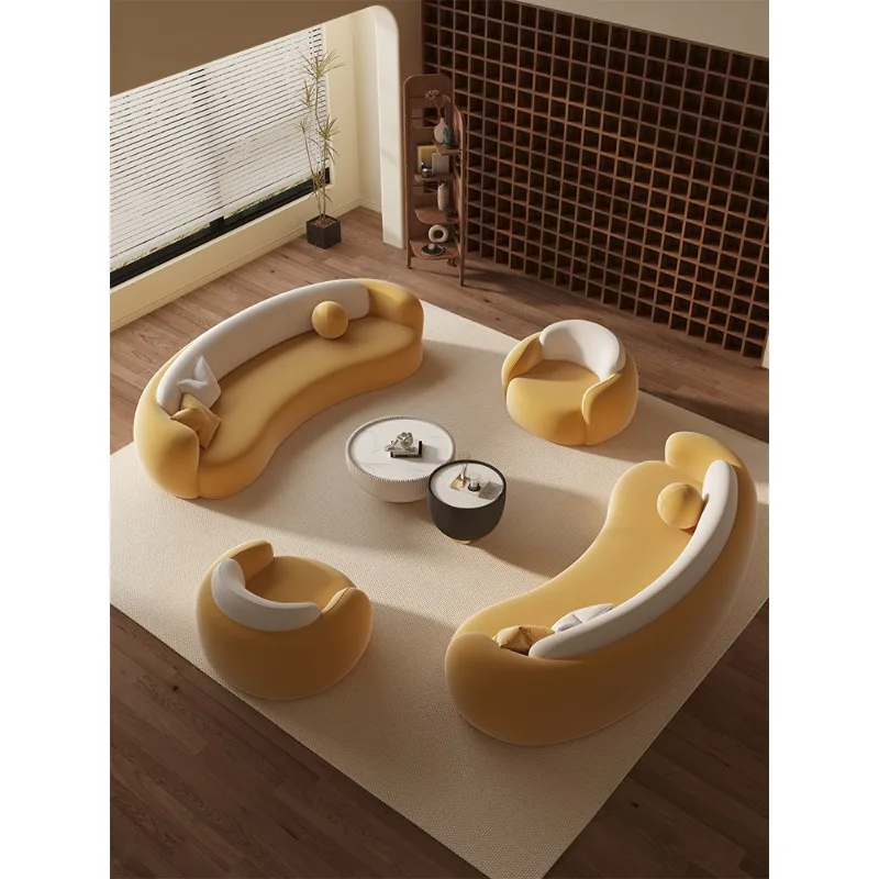 Sofa simple modern special-shaped creative clothing store beauty salon rest area reception office leisure negotiation