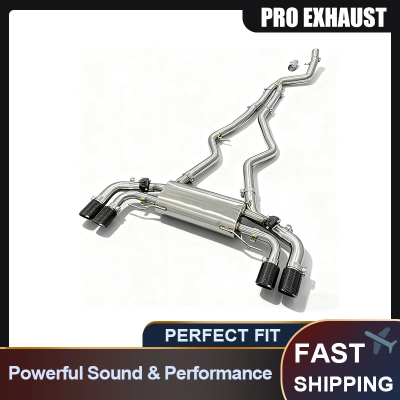 

PRO BMW M340i M440i G20 G22 Middle and Rear Electronic Valve Exhaust System With Good Sounds