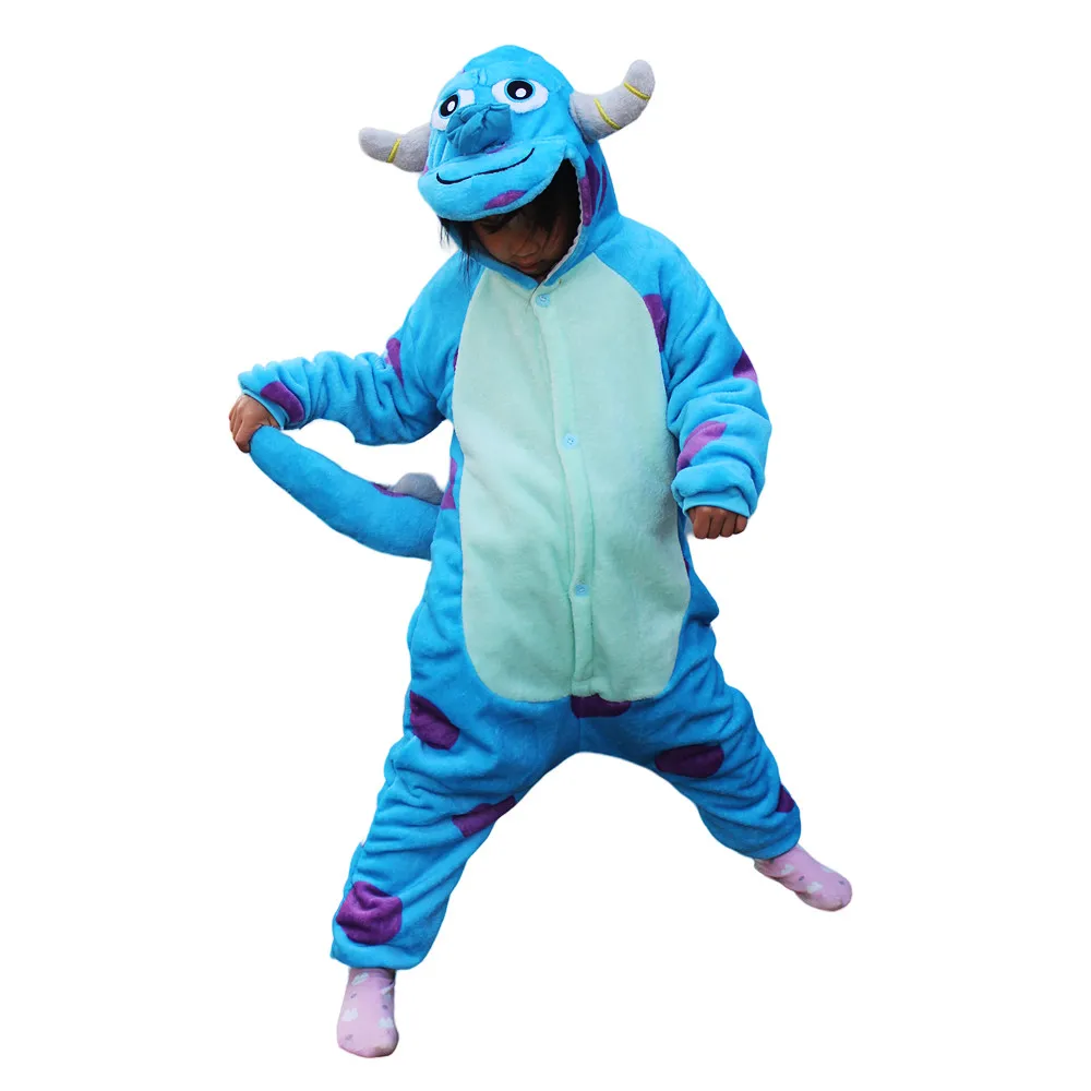 Monster Cuts Livan Cosplay Onesies pour enfants, Kigurumi, Costume de glouton, Pyjama pour enfants, Combinaison