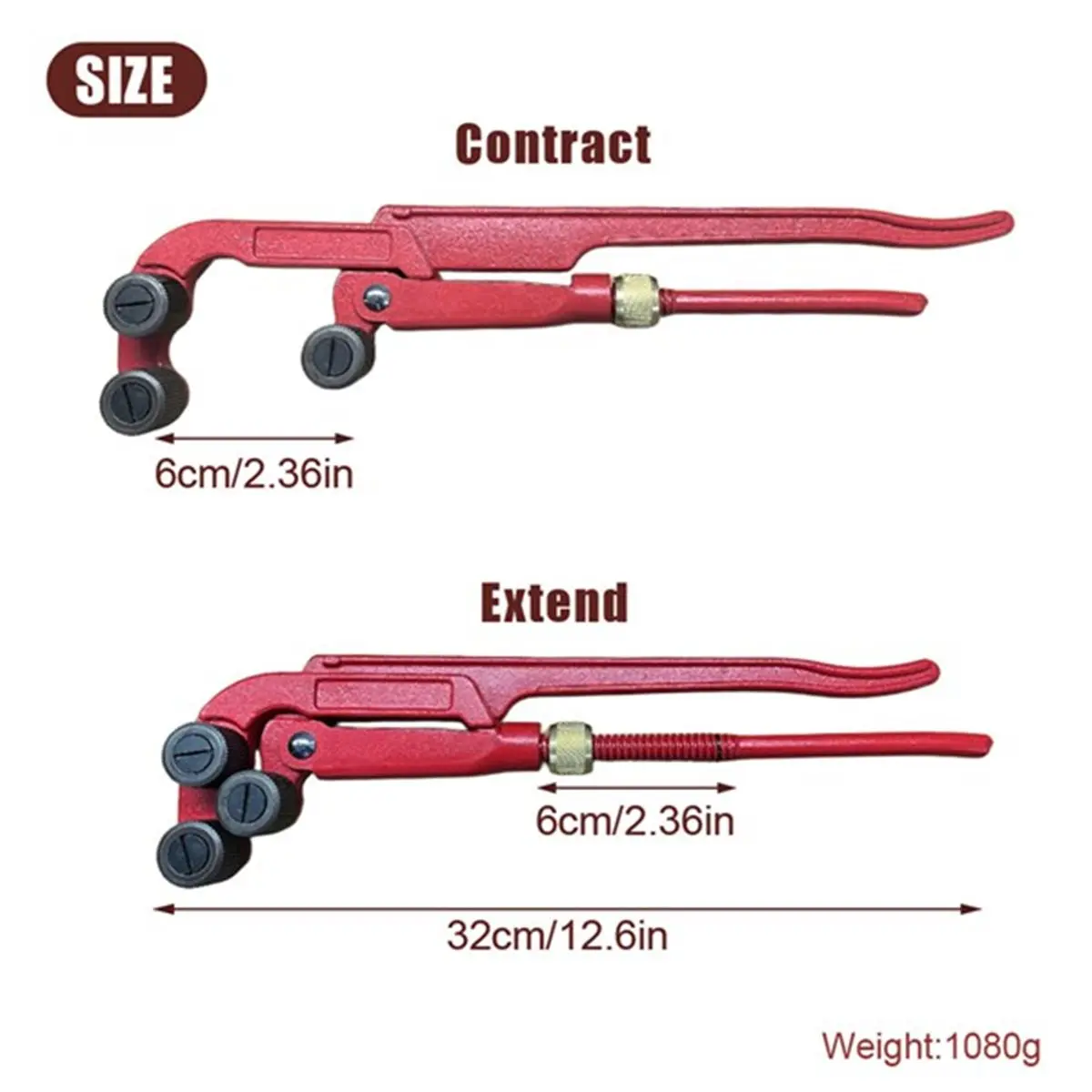 【BAAQ】 Manual Pipe Threader Tools, Pipeline Processing Wrench - Fix Damaged Threads Easily with Pressure Roller Sleeve