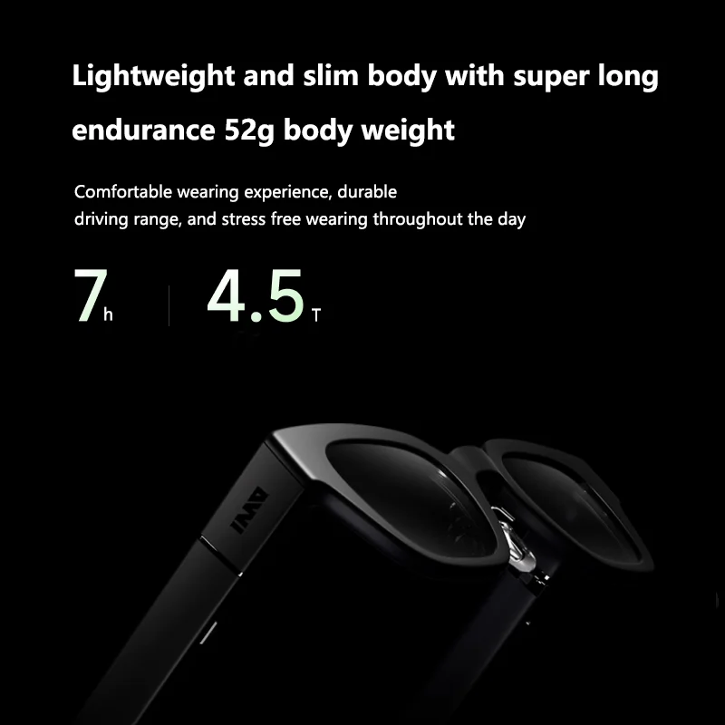 Inmo Go-gafas inteligentes AR, lentes reales, inalámbricas, ultraligeras, AI Assistant, traductor