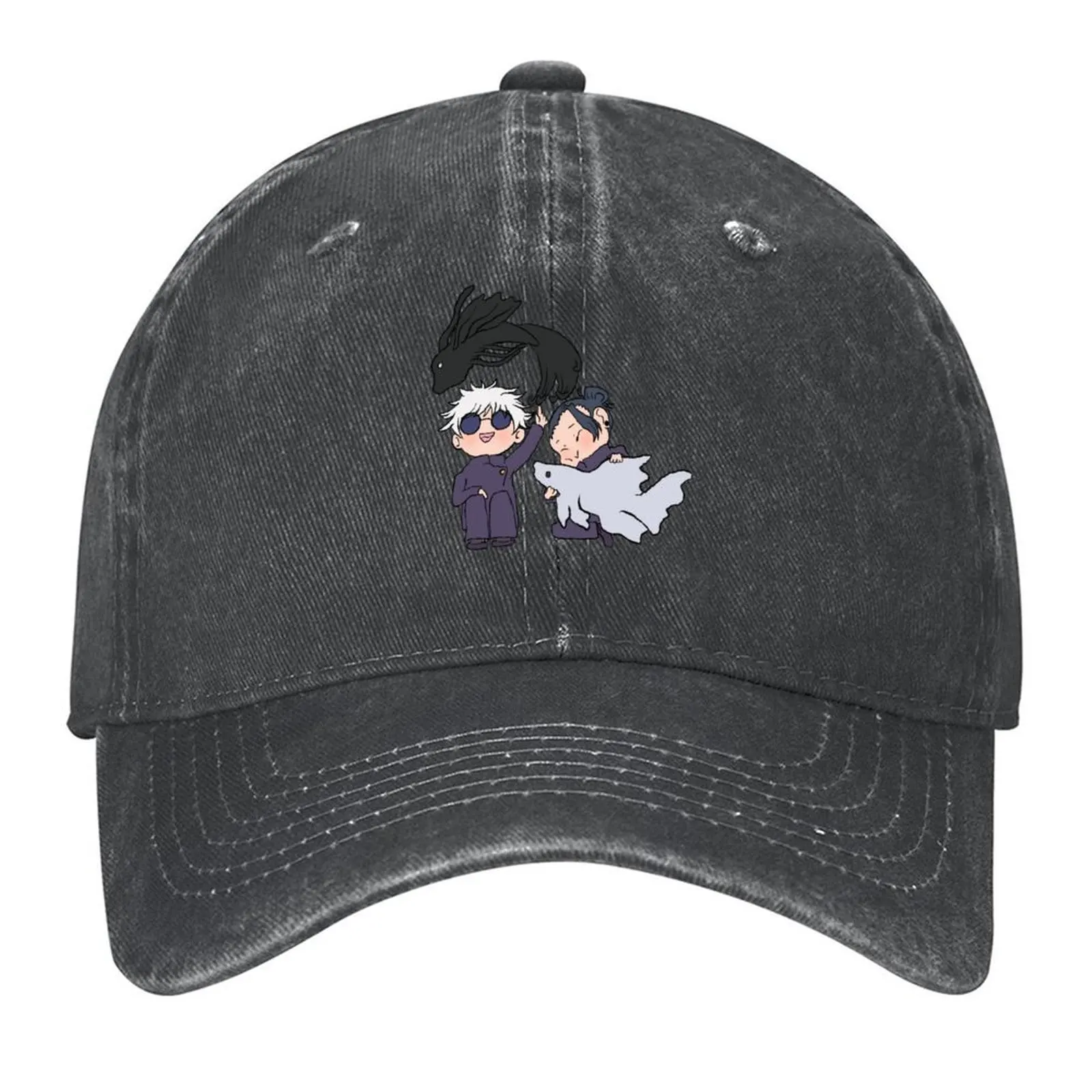 

Gojo & Geto Chibi Baseball Cap New In Hat fishing caps man tactical cap derby hat Caps Women Men's