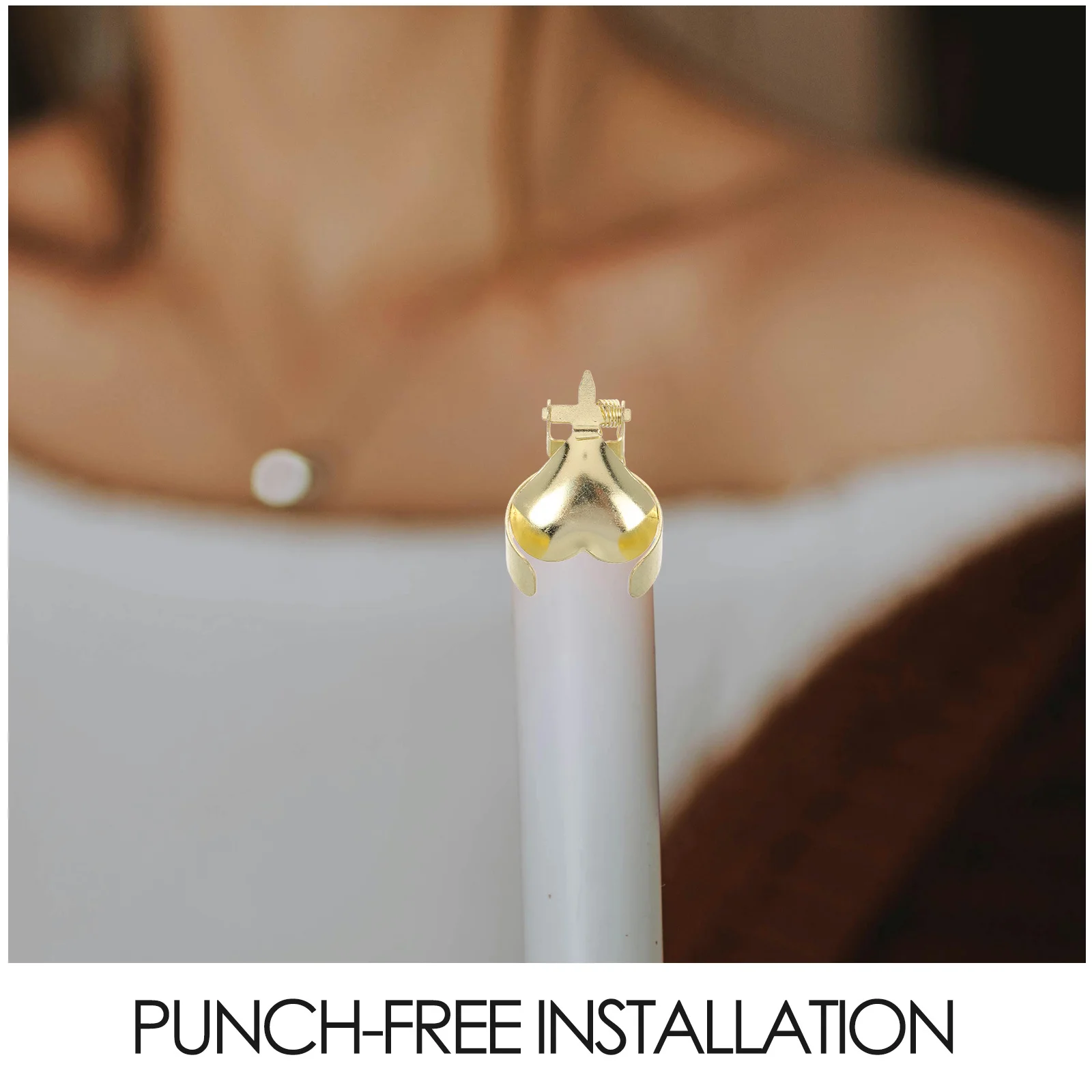 2 قطعة معدنية على شكل قلب طفاية اللهب أداة مقاومة للحرارة يمنع الفتيل Smoldering مناسبة للشمعة #2