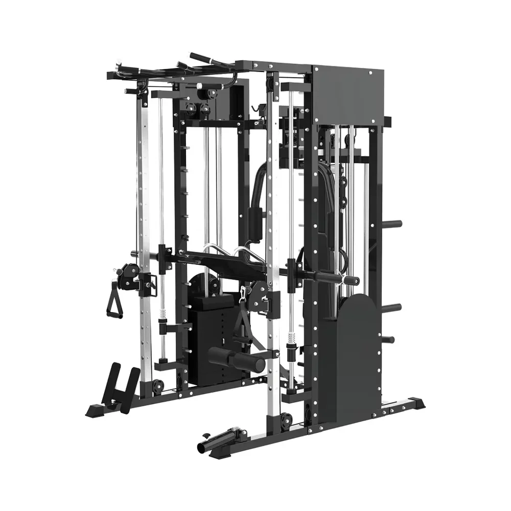 Unisex Smith Machine Fitness Comprehensive Trainer Multi-Function Horizontal Push Squat Frame Bird Gantry  fitness Machine