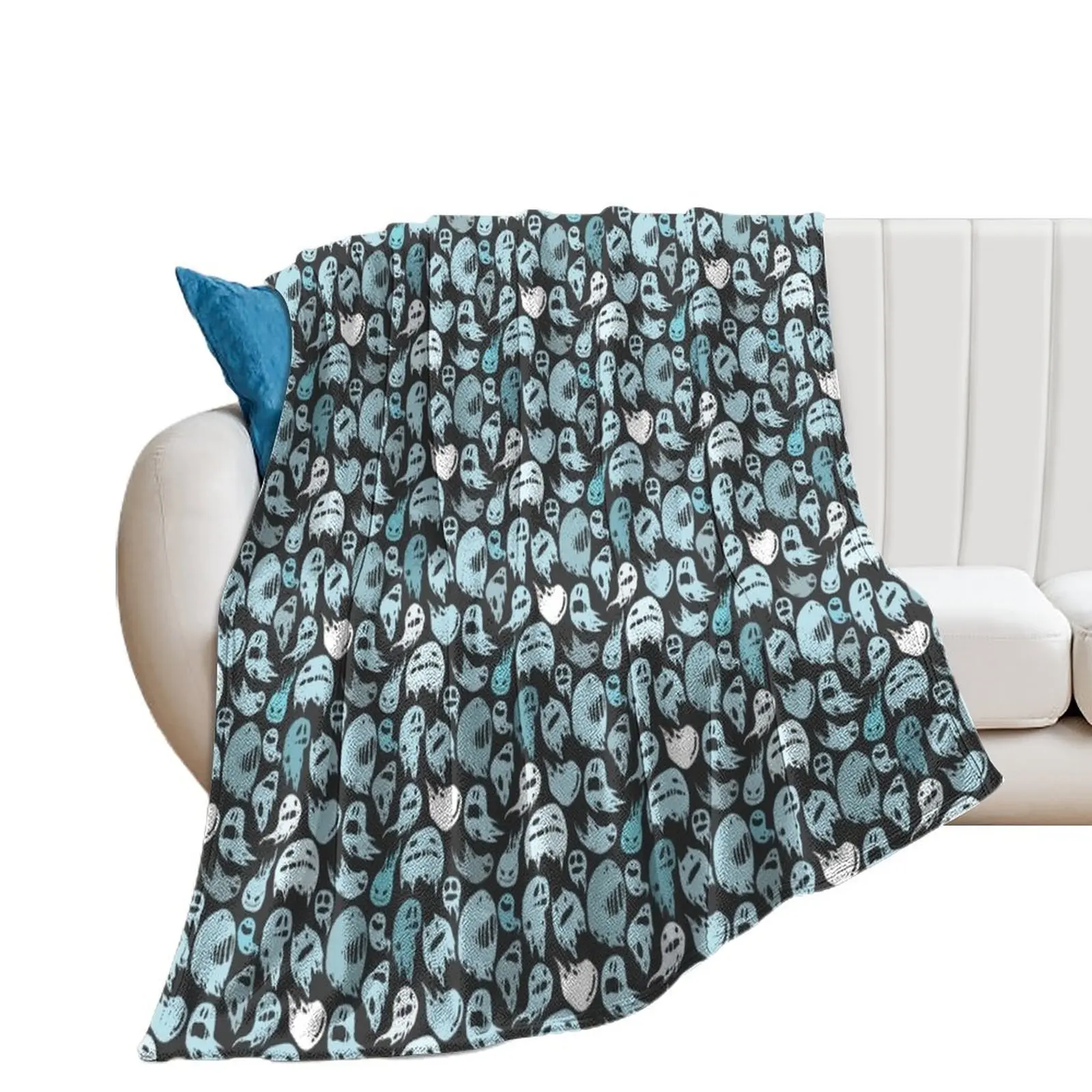 

Ghosts party Throw Blanket Flannel Fabric For Sofa Thin Blankets