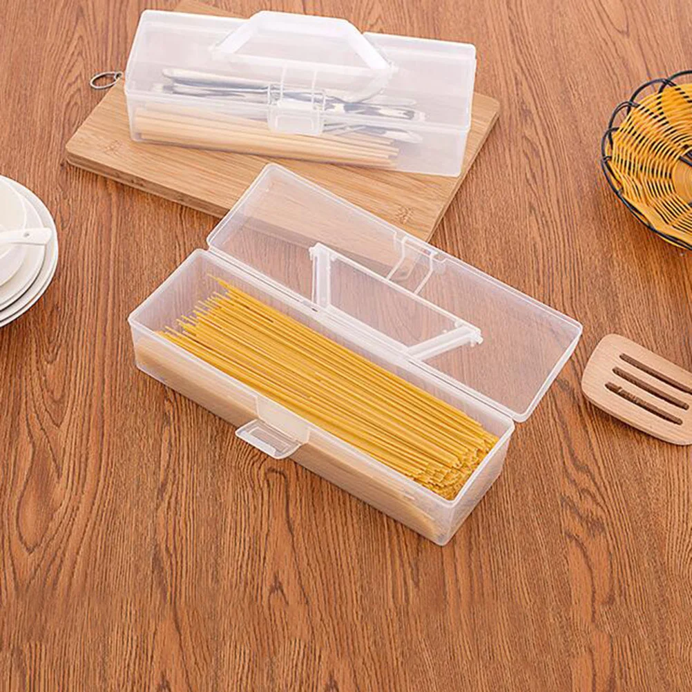 

Food Storage Containers Eco-Friendly Plastic Moisture-Proof Fresh-Keeping Hand-Held Transparent Stackable Box For Kitchen