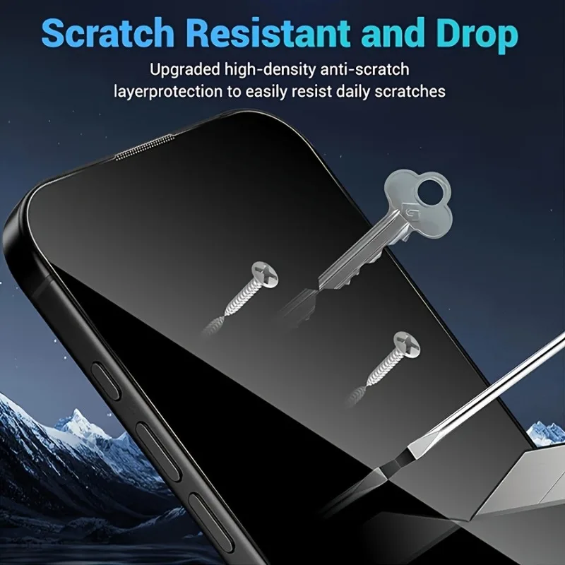 2 قطعة الخصوصية الزجاج المقسى حامي الشاشة آيفون 15 14 16 17 برو ماكس زجاج واقي آيفون 13 12 11 برو XR 16E فيلم #5