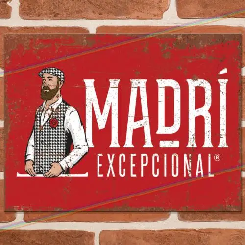 MADRI Metal Signs Mancave Shed Garage Lager Beer Ale Poster Gift Logo Tin Sign