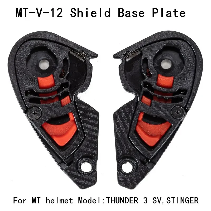 mt-stinger-thunder-3-sv用ヘルメットガラスホルダー-交換部品-ヘルメットウィンドシールドベースプレート-mt-v-12-ガラスホルダー