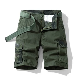 Outdoor Camouflage Fifth Pants Men's Summer Leisure Climbing Workwear Shorts Multi-Pocket Straight Casual All-Match Middle Pants