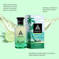 Roxelis 100ml Seaside Resort Fragrance Natural Fragrance Light Lasting Fragrance Layers Exhale Charm Everyday Portable Fragrance 5