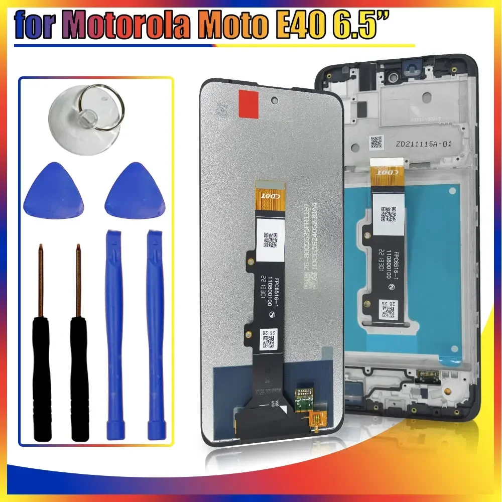 New LCD for Motorola Moto E40 XT2159-4 LCD Display Touch Screen Digitizer Assembly Replacement for Moto E40 XT2159-3 LCD Display