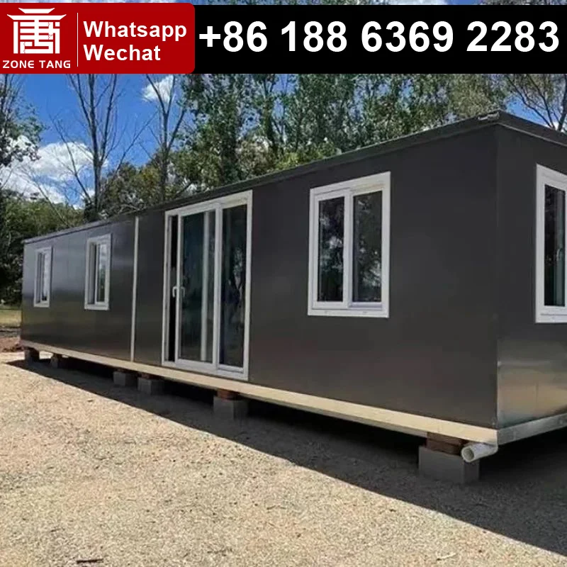 3 Bedroom Prefabricated House Housing Hot Selling Frame Steel Good Quality Mobile Home Factory Price Living Container House Real