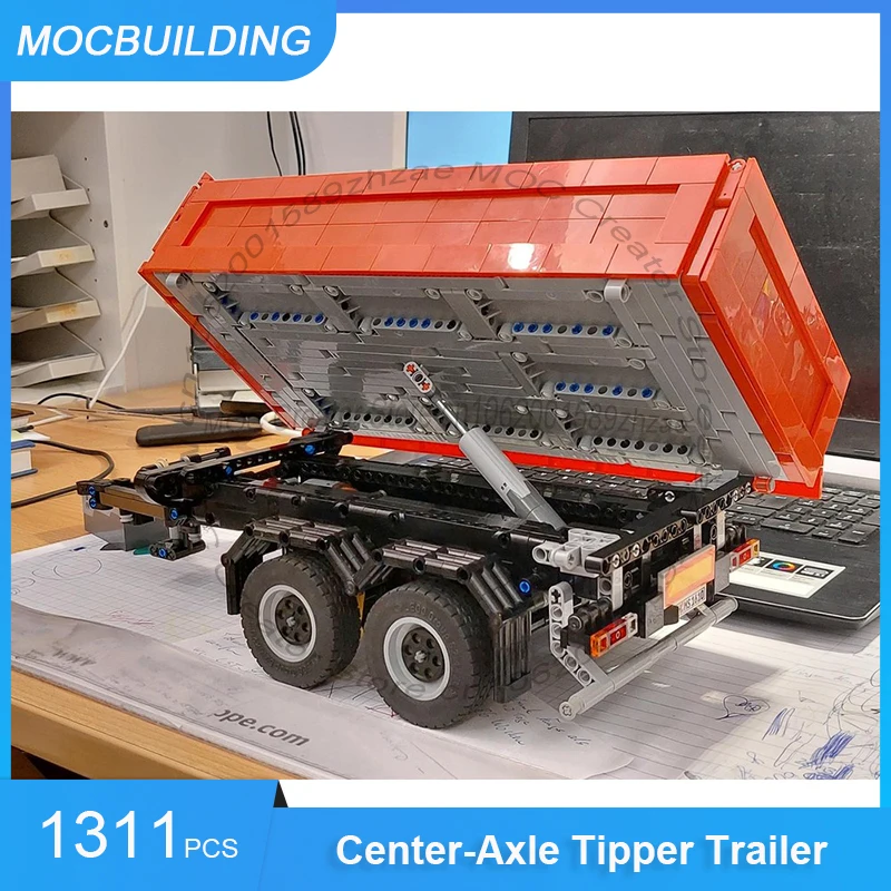 ตัวต่อ MOC TGS รถบรรทุกเทท้าย 6x4 แบบสามด้าน ประกอบเอง ของเล่นสร้างสรรค์ ของขวัญ 2915 ชิ้น