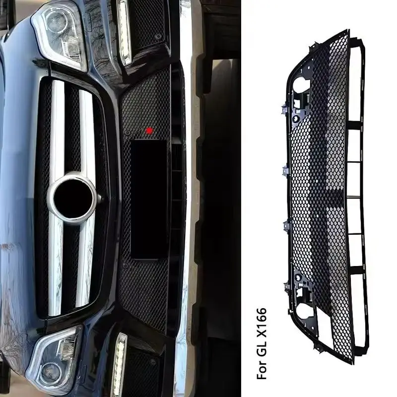 

A1668855022 A1668854122 A1668854222 Front Bumper Lower Grills Radiator Grille Camera Cover For Mercedes Benz GL Class X166 W166