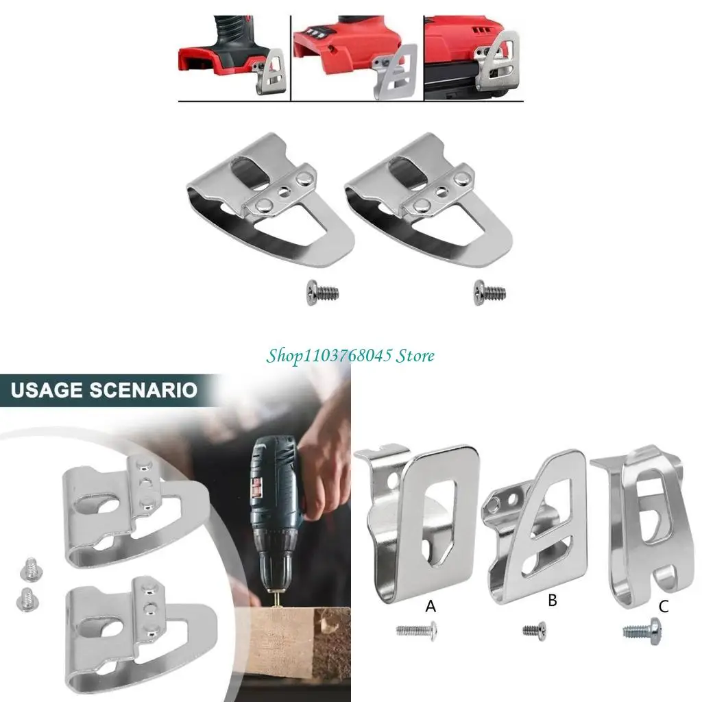 

R53F Replacement Belt Clip Hook Power Tool Waist Buckles Suitable for 18V 20V Power Tool Belt Holder Clip