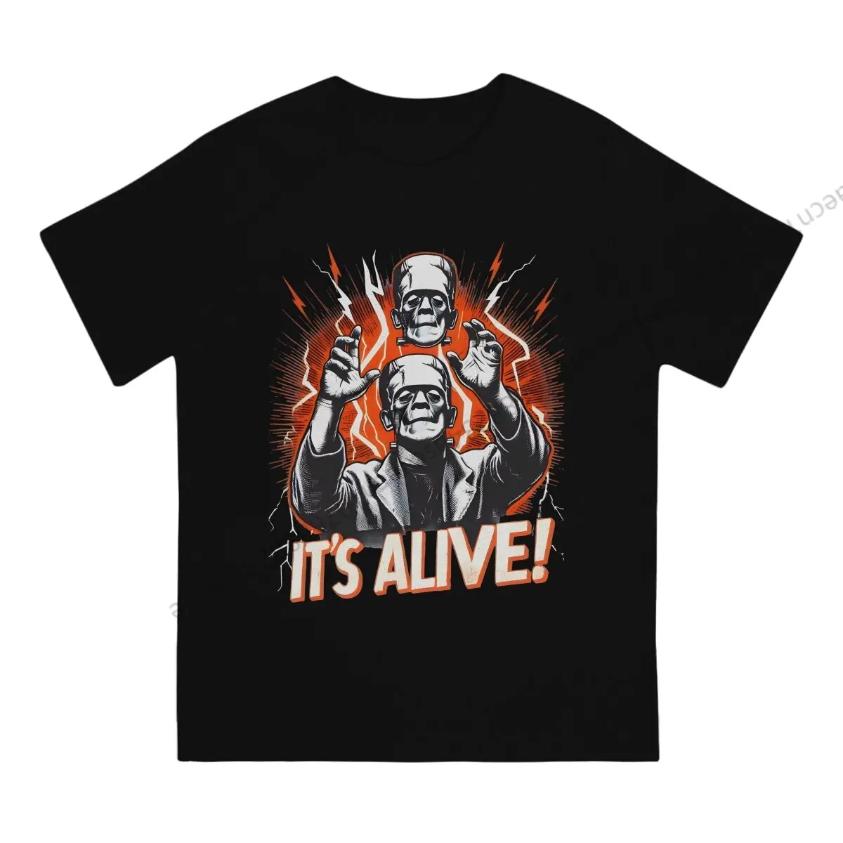 It's Alive Frankenstein Men T Shirt Crewneck TShirt Cotton Tops