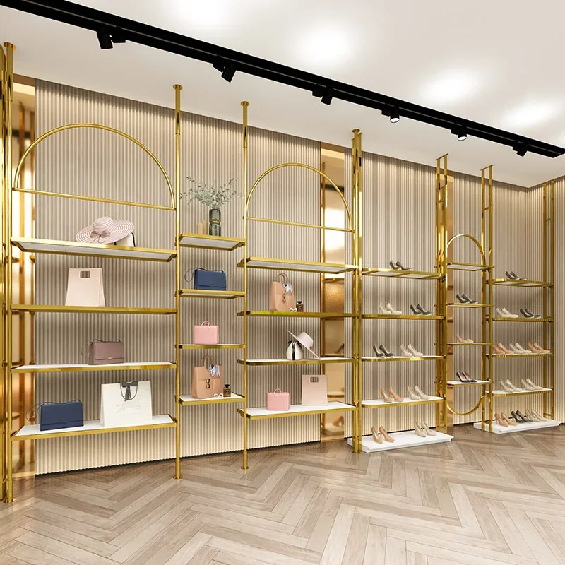 Clothing store display stand column display stand floor type