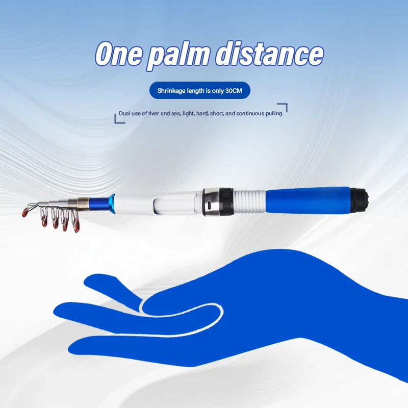 DEUKIO 1 مجموعة قصبة صيد خشبية صغيرة أطقم مع قضيب الصيد تلسكوبي وبكرة الغزل الطعوم مجموعة عمود السفر للأطفال المبتدئين #2