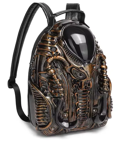 Punk Backpack for Women Purses and Handbags Luxury Designer Backpacks Steampunk Motor Cobra Schoolbag for Man Retro Bookbag