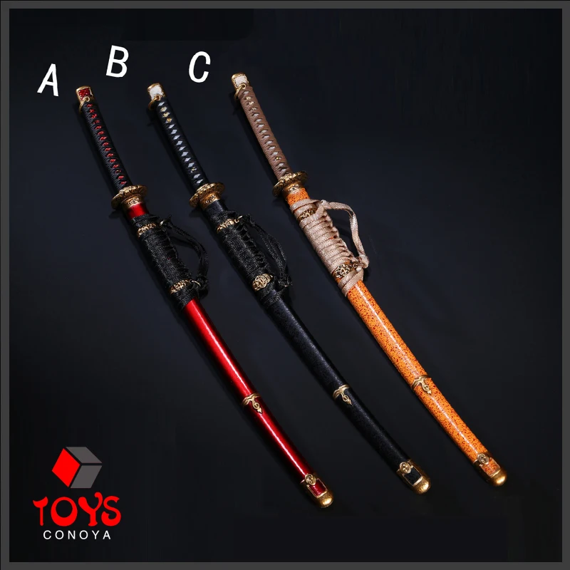 In Stock LS2022-10 1/6 Samurai Sword Knife Model Japanese Warrior Weapon Toys Collectible for 12